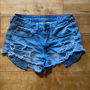 American Eagle High wasted shorts